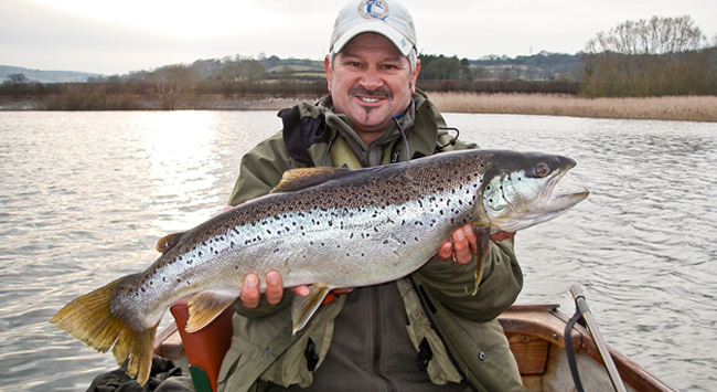 11lb of brown trout caught on the fly