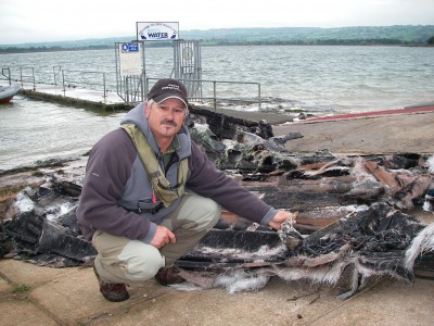 Chew's burnt-out boats