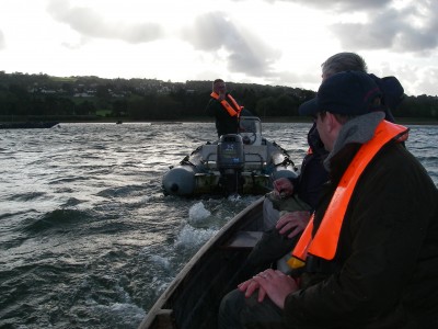 Being towed off Blagdon