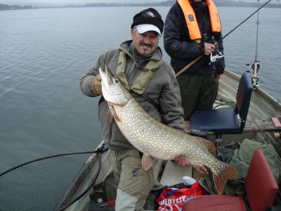 My biggest pike of the Trials at 27lbs
